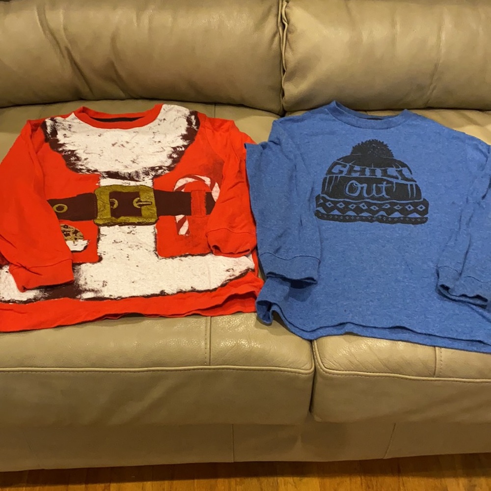 Bundle of 2 Christmas/Winter/Holiday T-Shirts